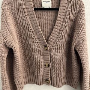 Abercrombie Cardigan Taupe